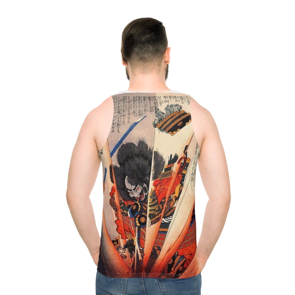 Kuniyoshi Samurai Woodblock Print Tank Top