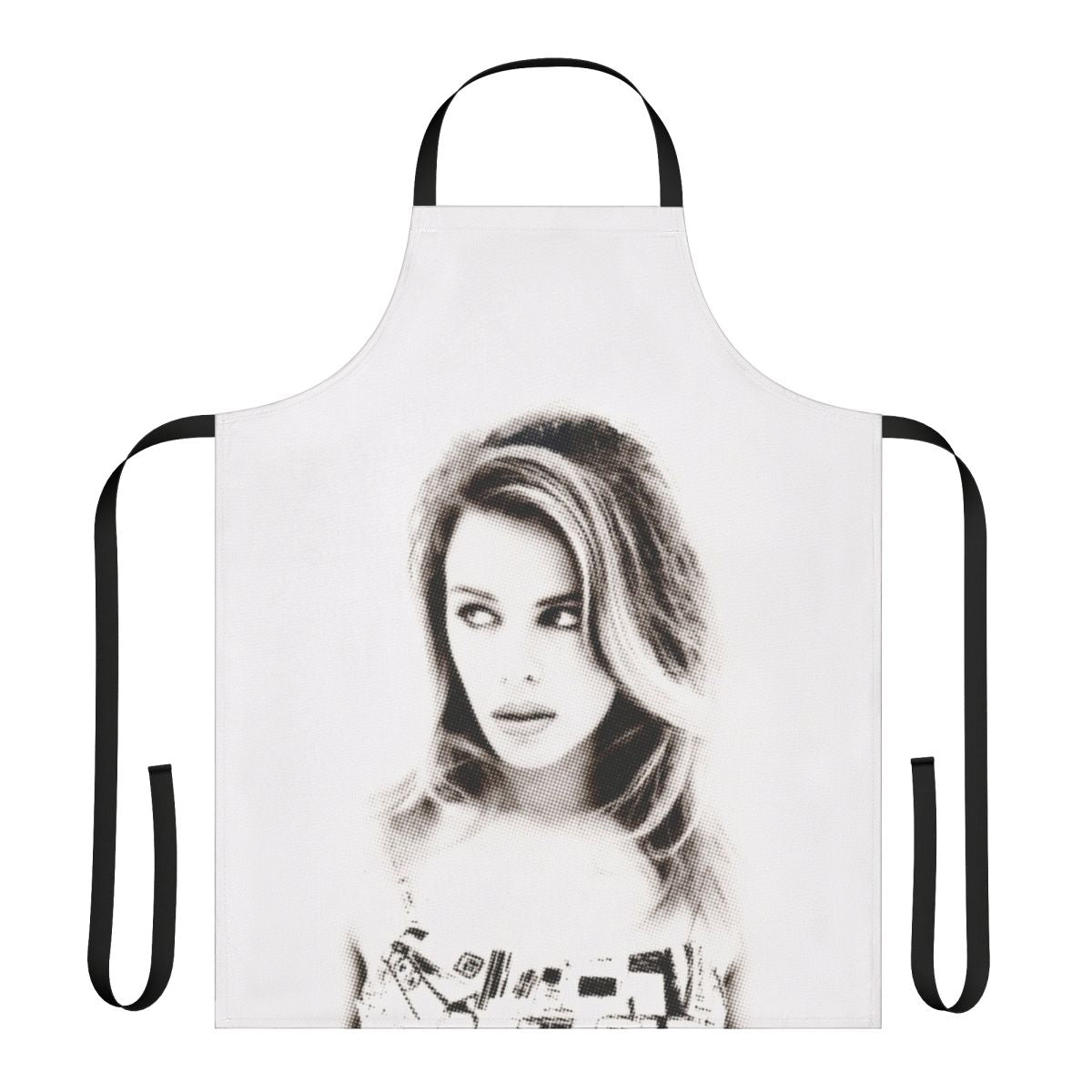Kylie-inspired apron for the kitchen featuring "Let's Get to It" text