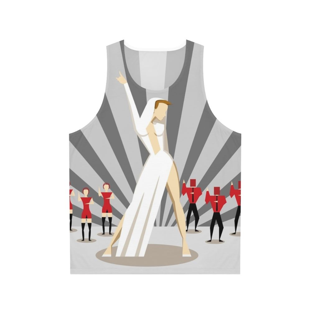 Unisex tank top featuring Kylie Minogue's iconic "Can't Get You Out of My Head" design