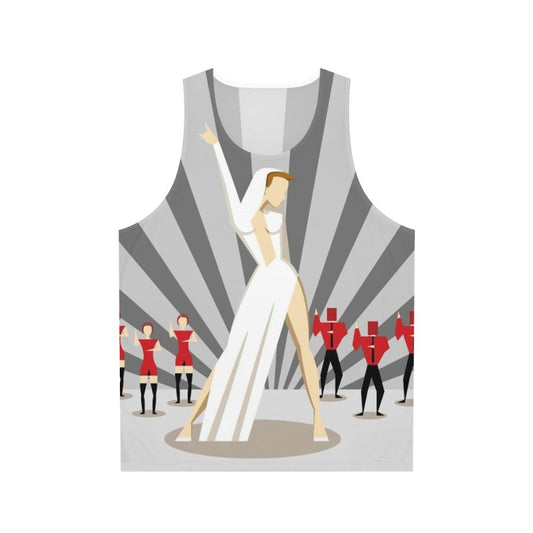 Unisex tank top featuring Kylie Minogue's iconic "Can't Get You Out of My Head" design