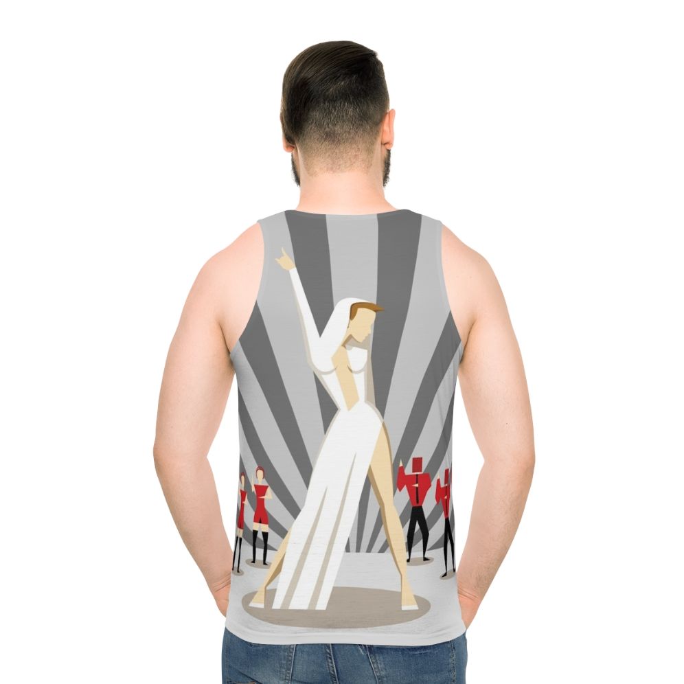 Unisex tank top featuring Kylie Minogue's iconic "Can't Get You Out of My Head" design
