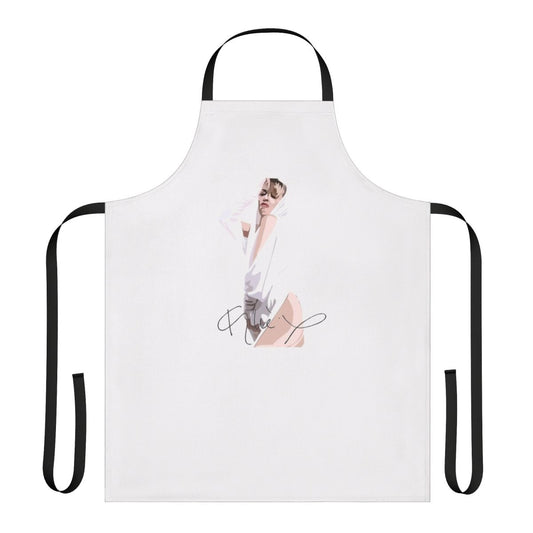 Kylie Minogue Inspired Apron with Retro TV Show Imagery