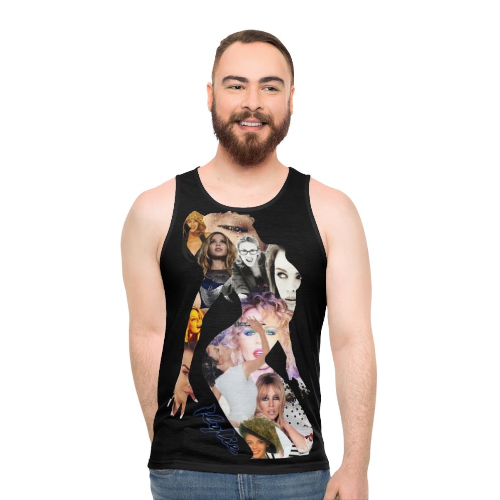 Kylie Minogue music inspired unisex tank top