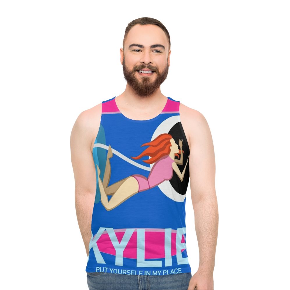 Kylie Minogue unisex tank top