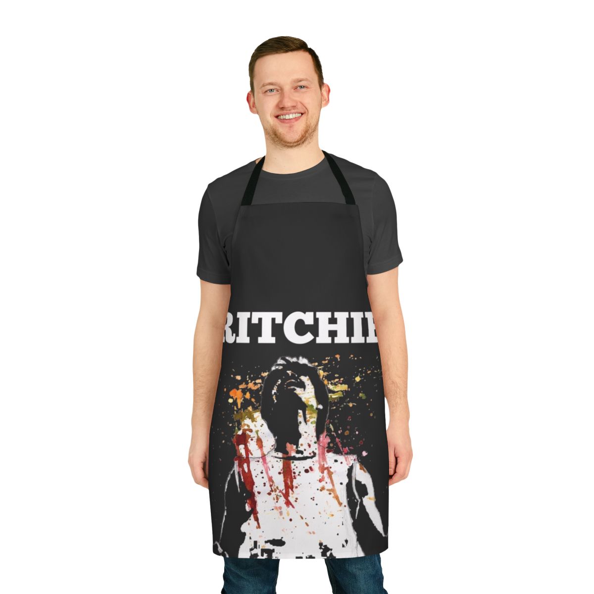 La Bamba inspired music themed kitchen apron
