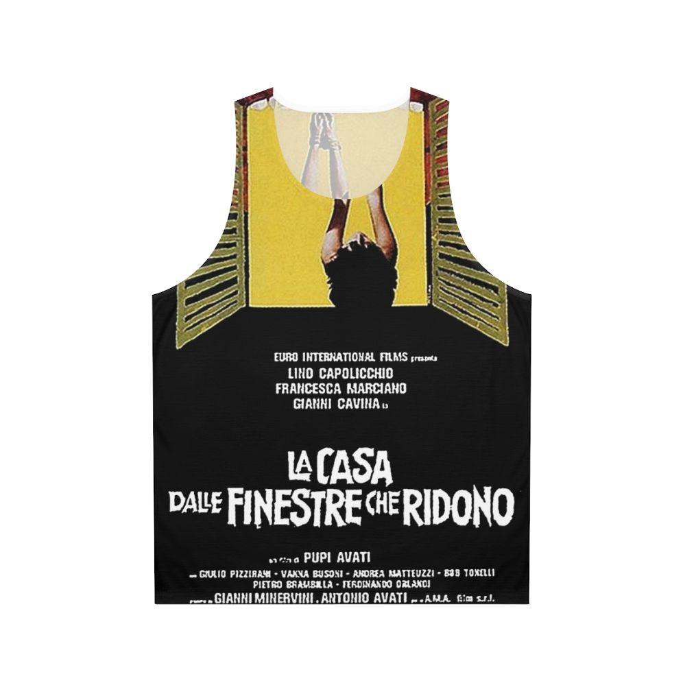 La Casa Dalle Finestre Che Ridono Unisex Horror Tank Top
