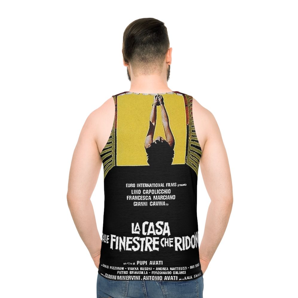 La Casa Dalle Finestre Che Ridono Unisex Horror Tank Top