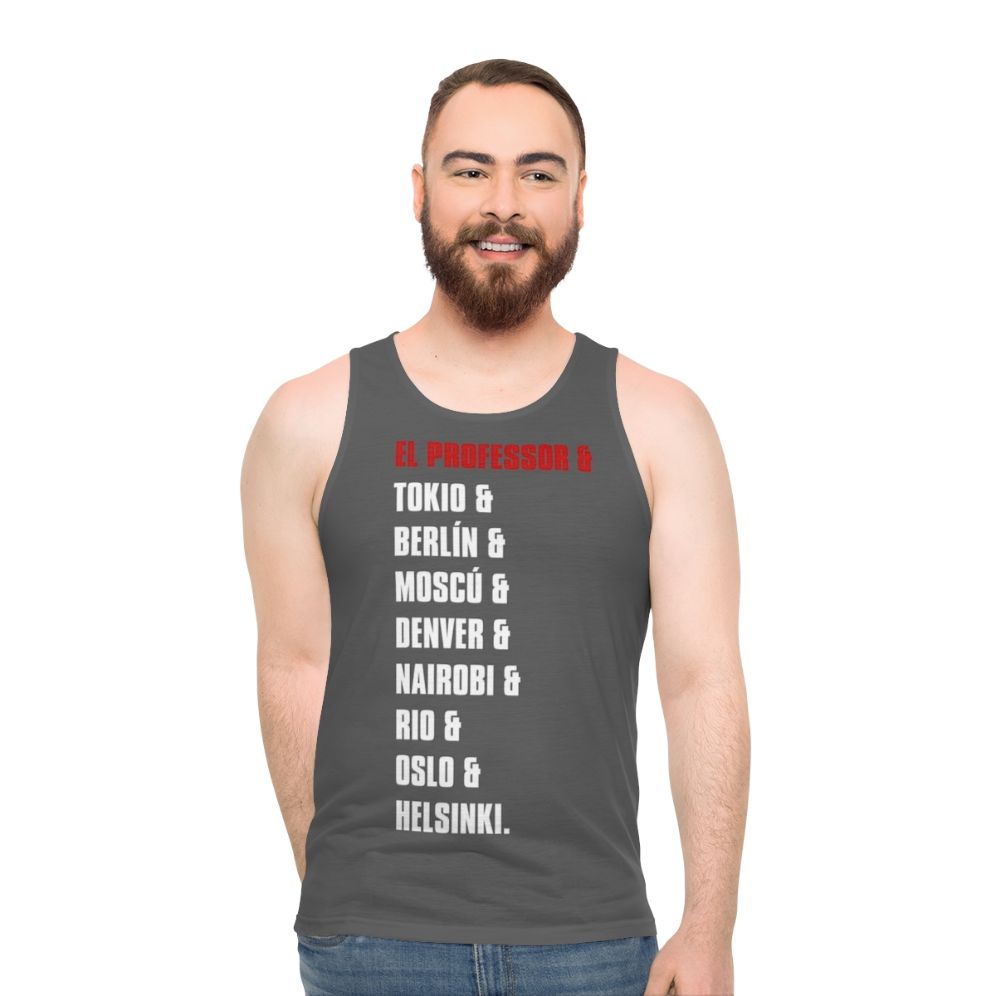 La Casa de Papel Money Heist Unisex Tank Top
