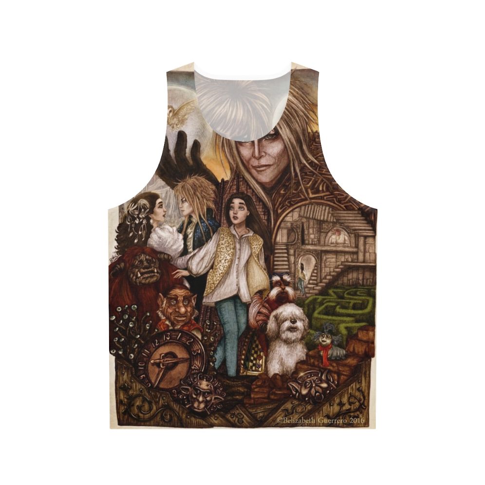 Labyrinth fantasy adventure unisex tank top