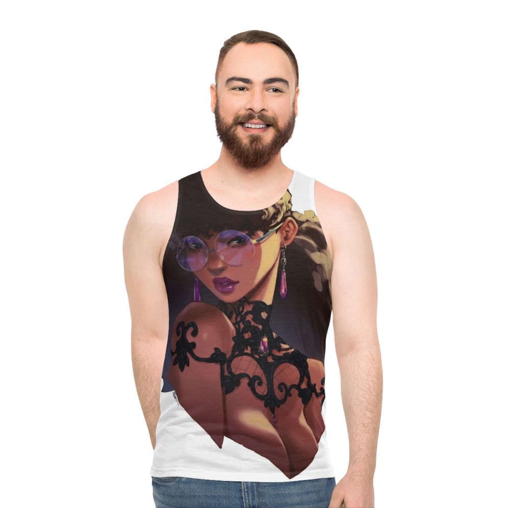 Lace Unisex Tank Top for Afro Fashion