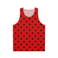 Ladybug Pattern Unisex Tank Top