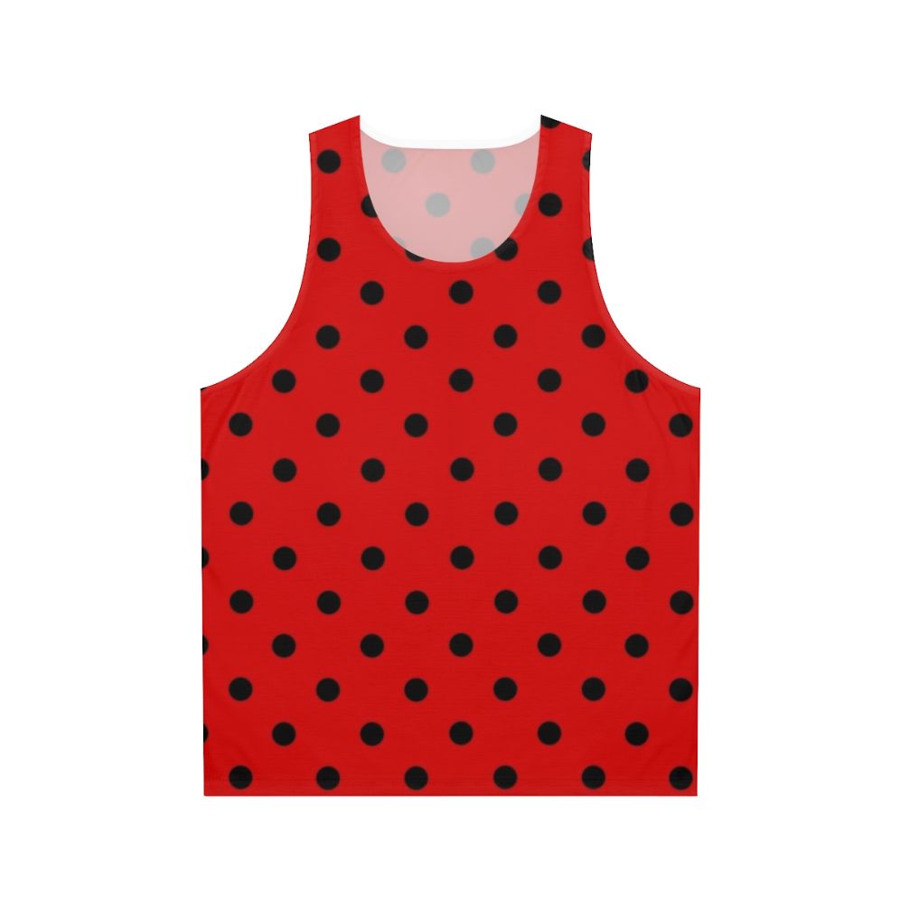 Ladybug Pattern Unisex Tank Top