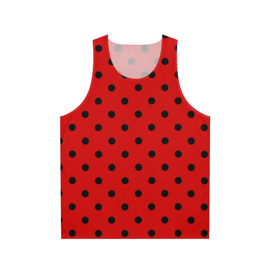 Ladybug Pattern Unisex Tank Top