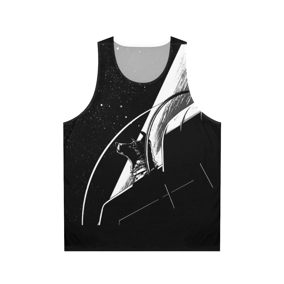 Laika the Space Dog Unisex Tank Top