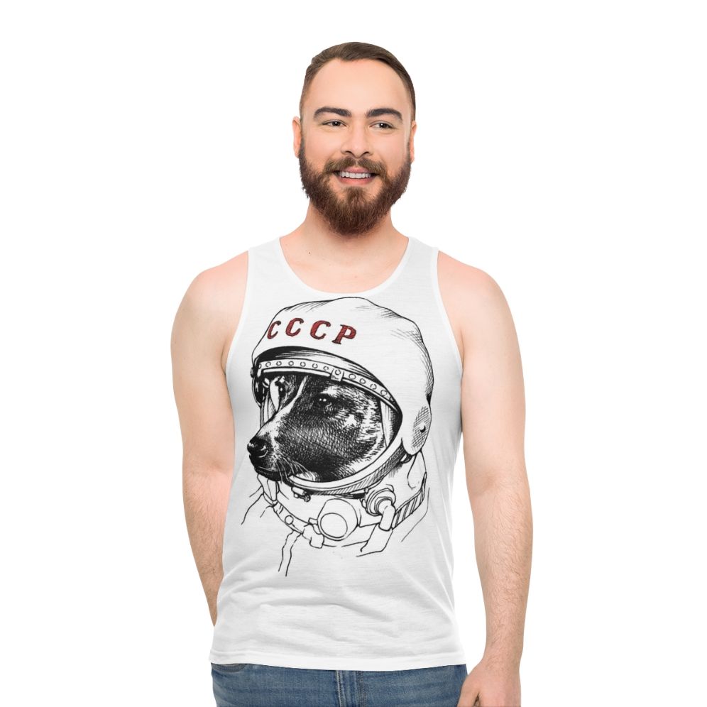 Laika Space Traveler Unisex Tank Top