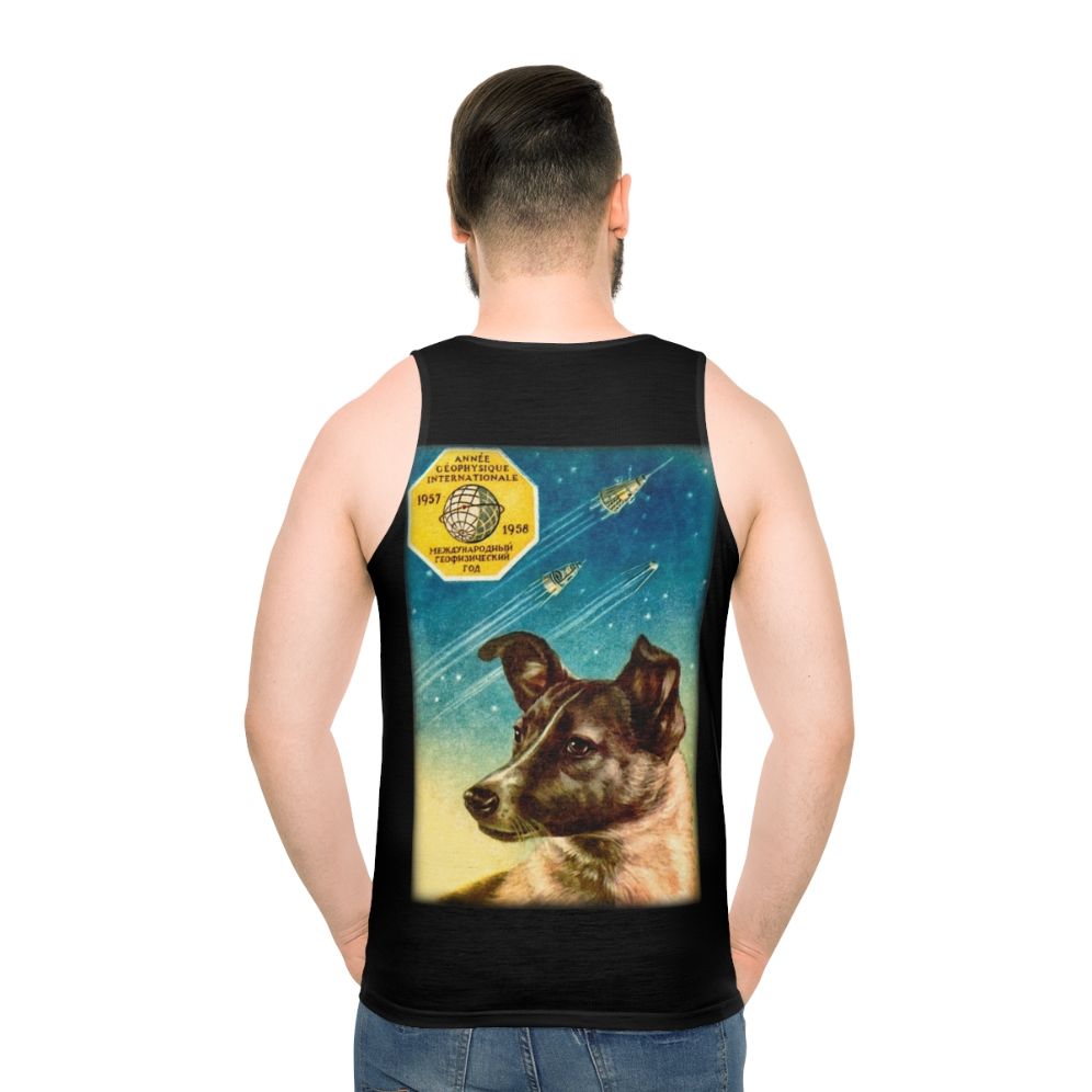 Laika the Sputnik 2 Russian Space Dog Unisex Tank Top