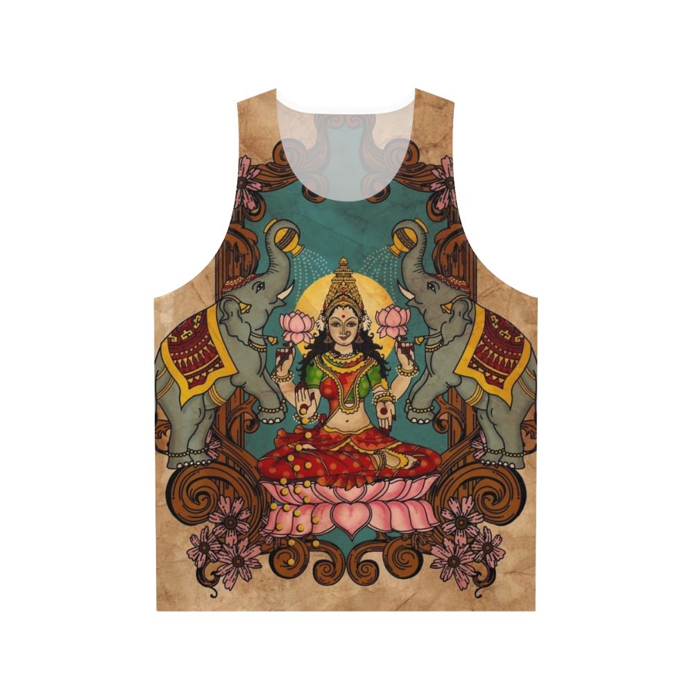 Lakshmi Goddess of Wealth Unisex Spiritual Tank Top
