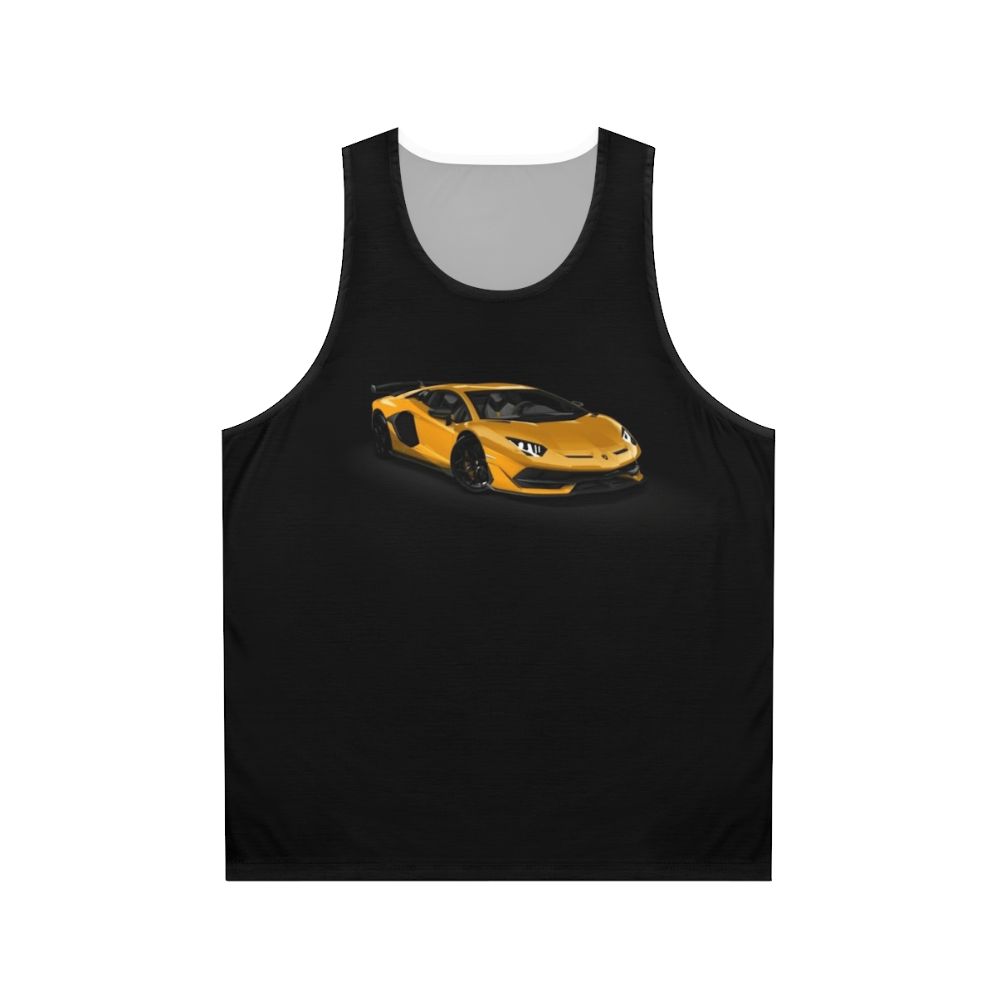 Lamborghini Aventador SVJ Unisex Tank Top