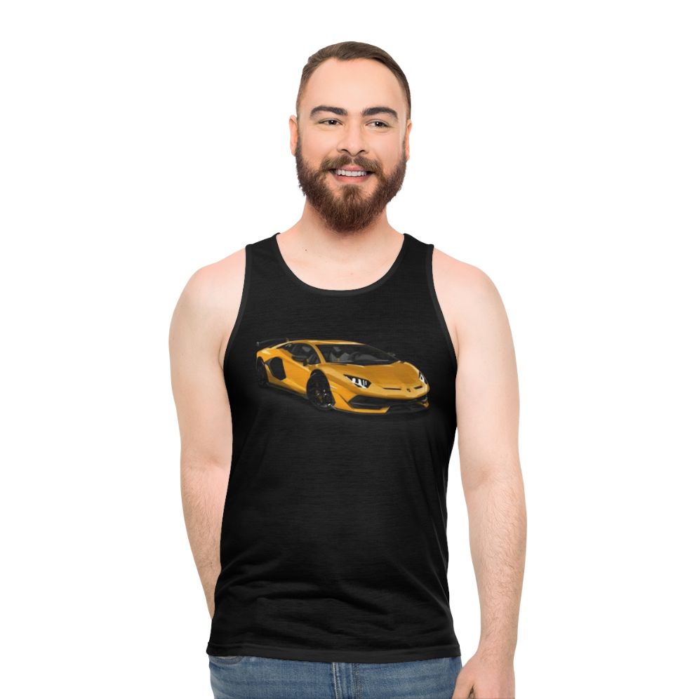 Lamborghini Aventador SVJ Unisex Tank Top