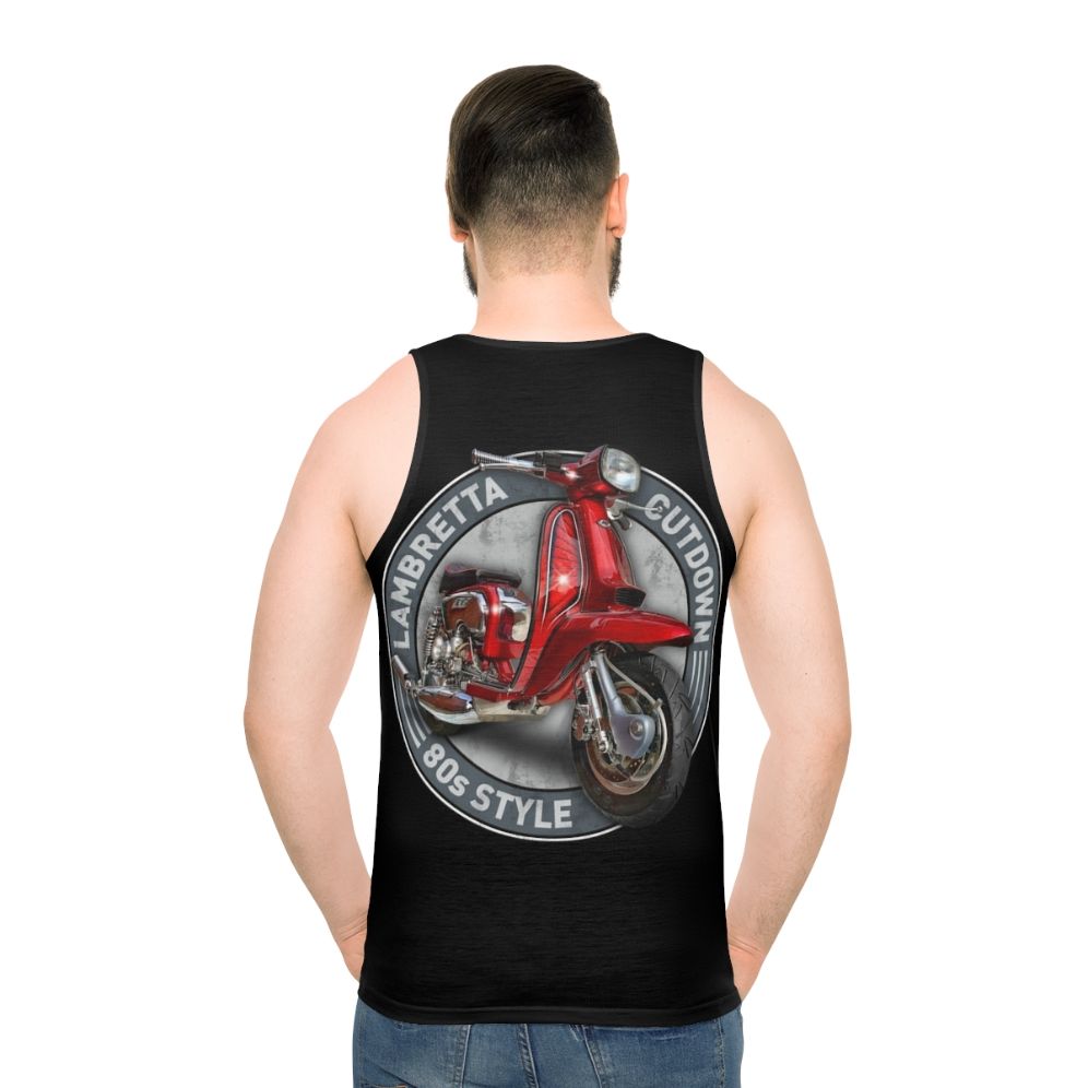 Lambretta inspired 80s style unisex tank top