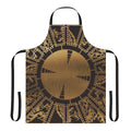 Lament Configuration inspired apron with puzzle box and cenobite design