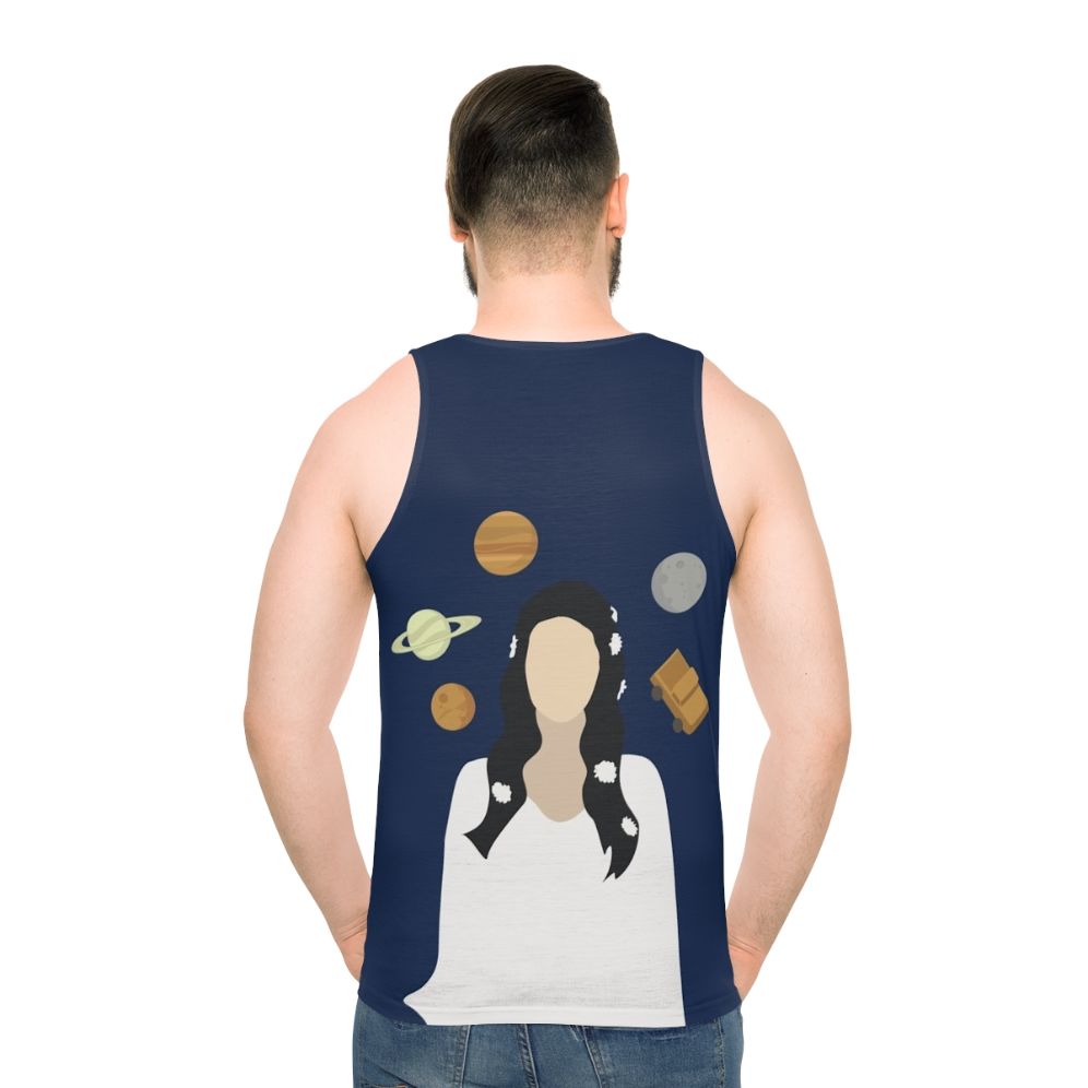 Lana Del Rey inspired celestial unisex tank top