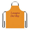 Lana Del Rey themed lasagna apron with born to die, lust for life, and honeymoon album references