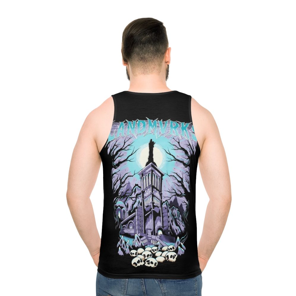 Landmvrks Skull Castle Unisex Heavy Metal Tank Top