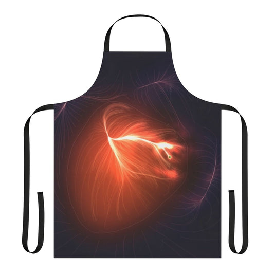Apron featuring the Laniakea Supercluster, a vast cosmic structure containing thousands of galaxy clusters