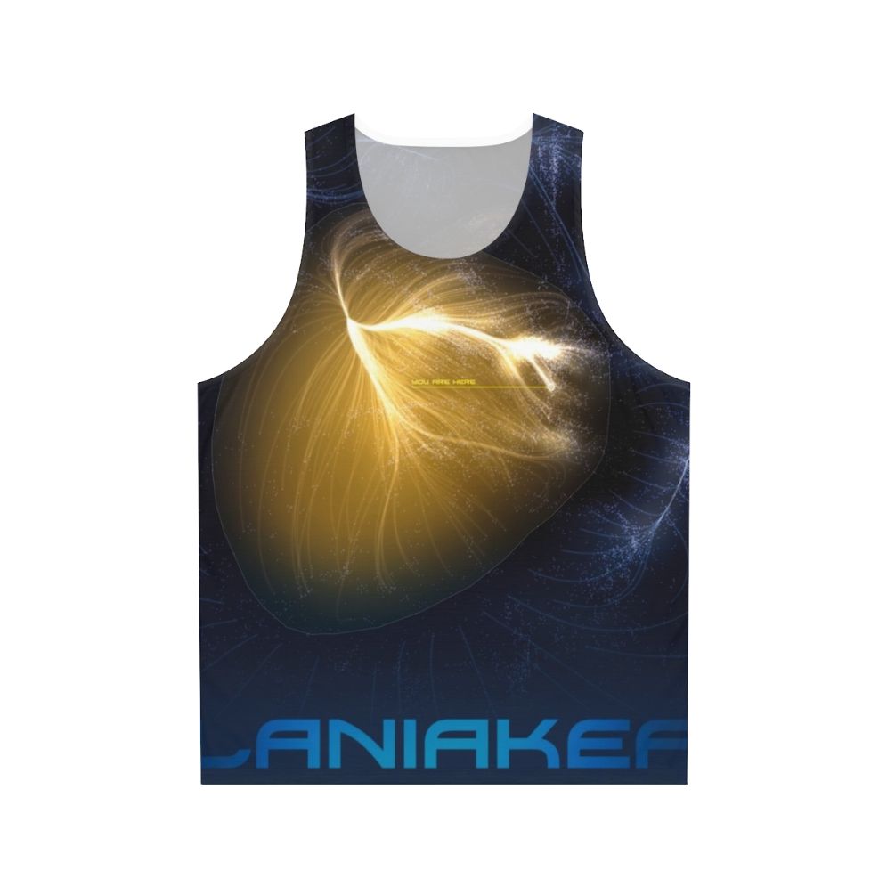 Laniakea Unisex Tank Top featuring space art galaxy cluster design