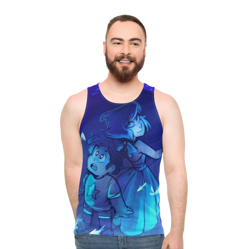 Lapis Lazuli Water Bending Unisex Tank Top