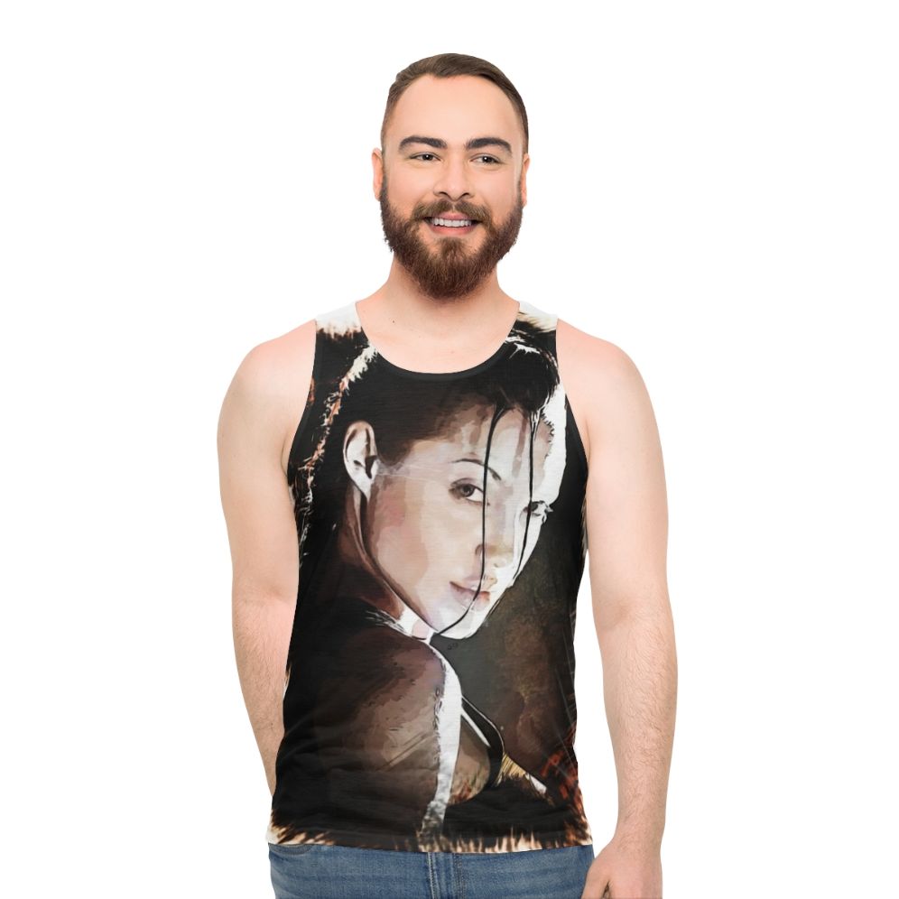 Lara Croft Tomb Raider Angelina Jolie Unisex Tank Top