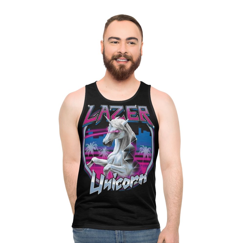 Laser Unicorn Unisex Tank Top