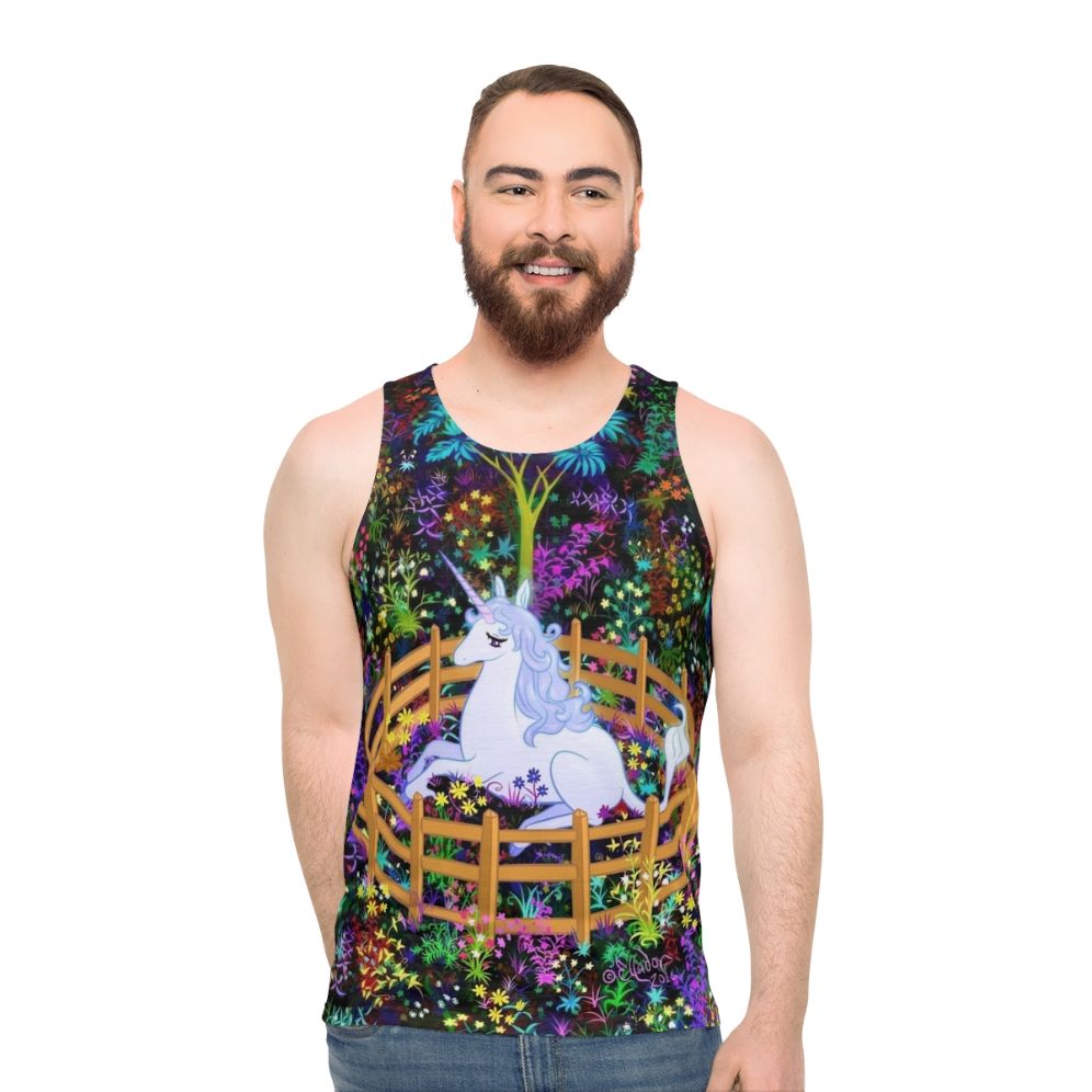 The Last Unicorn in Captivity Unisex Tank Top