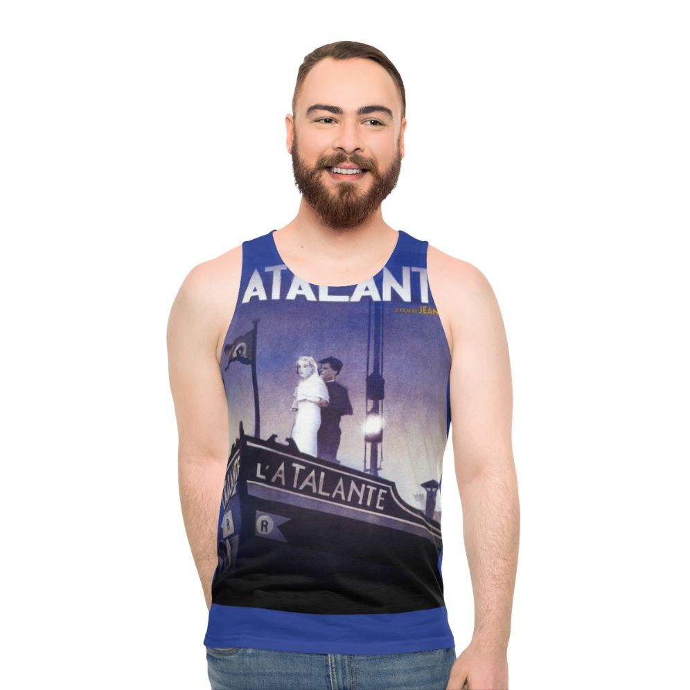 Vintage French film "L'Atalante" unisex tank top