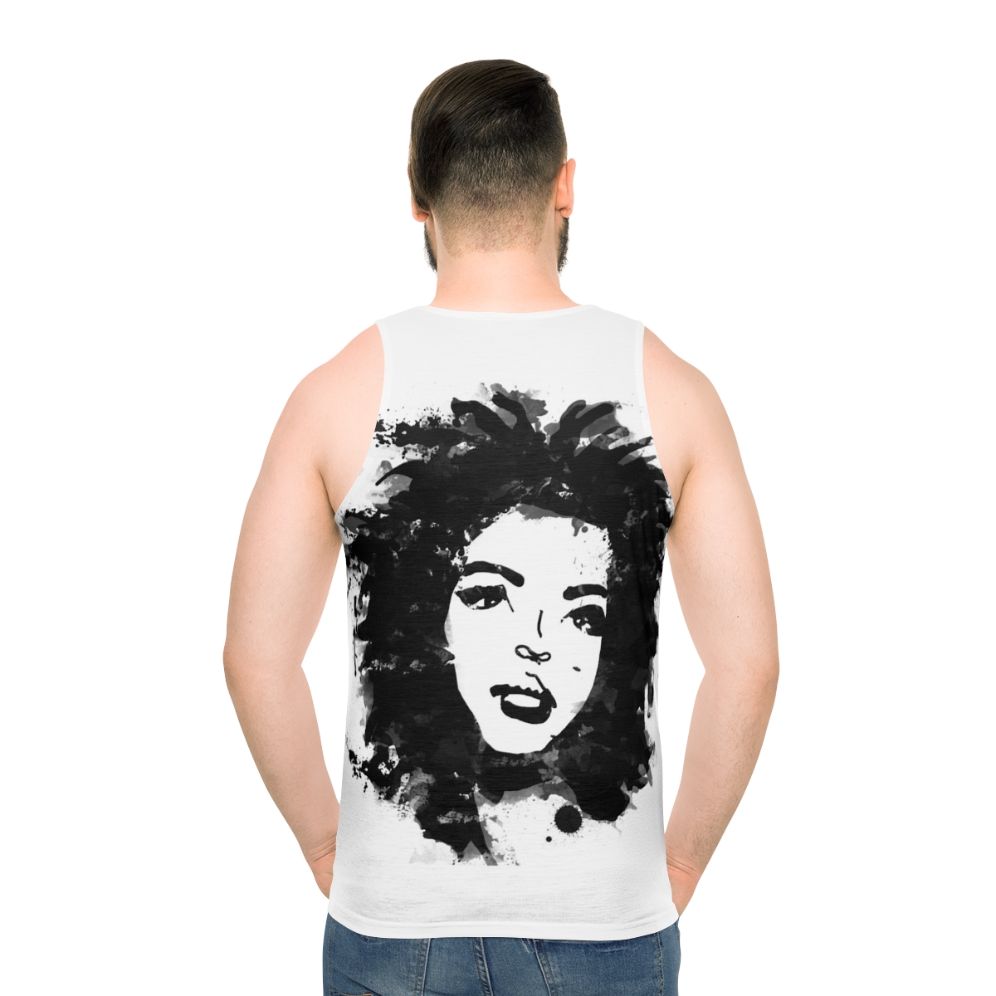Lauryn Hill Monochrome Unisex Tank Top
