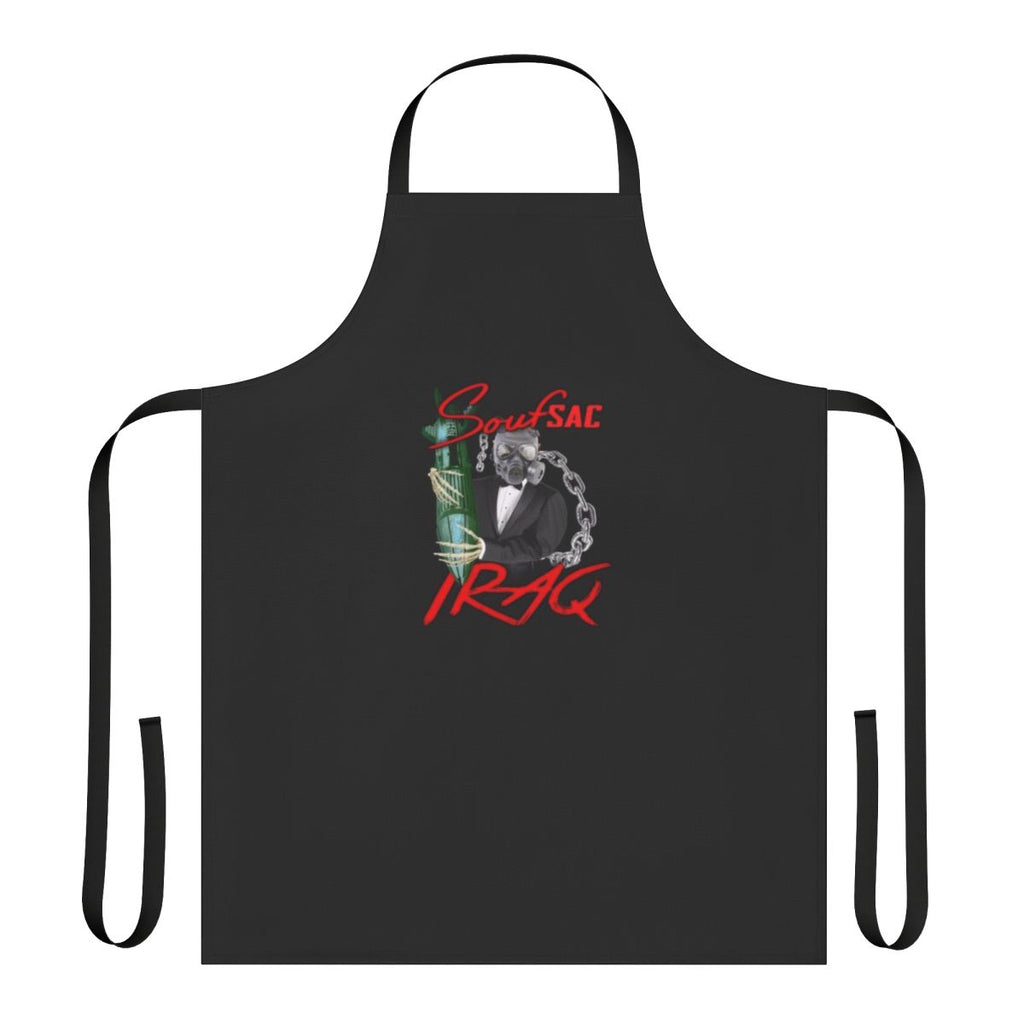 Lavish D-inspired apron featuring urban design and Sacramento-themed graphics