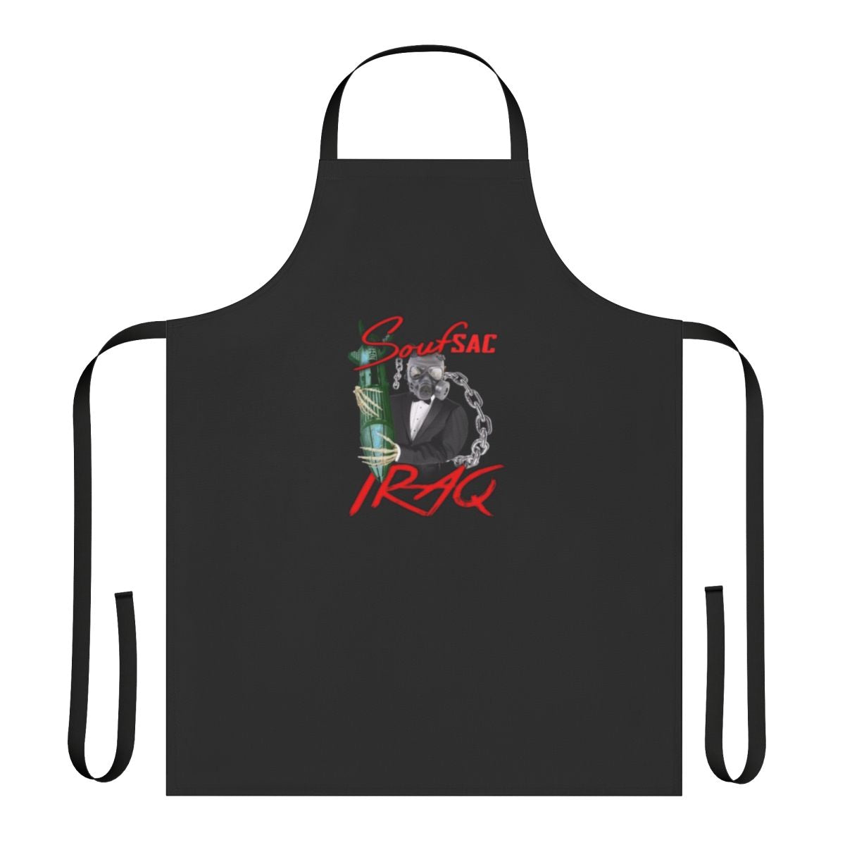 Lavish D-inspired apron featuring urban design and Sacramento-themed graphics