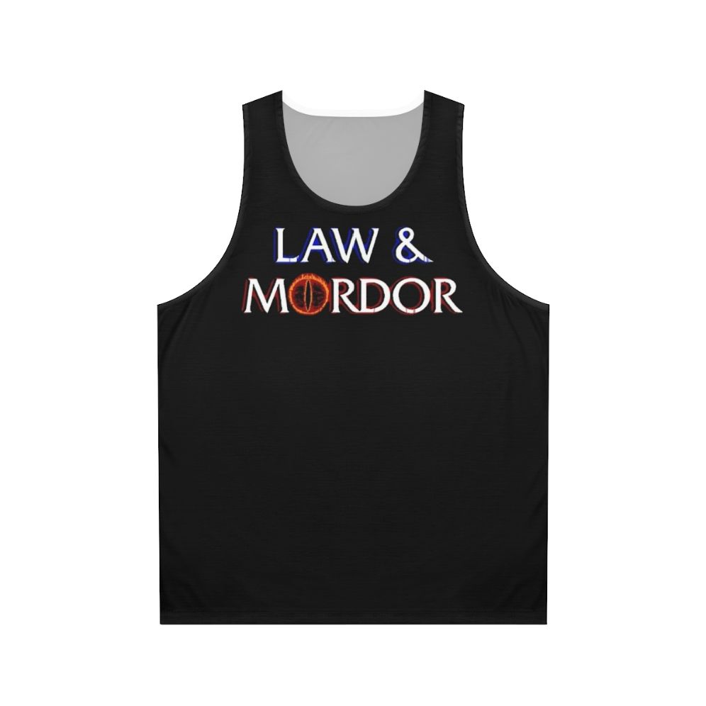 Unisex "Law and Mordor" LOTR inspired tank top