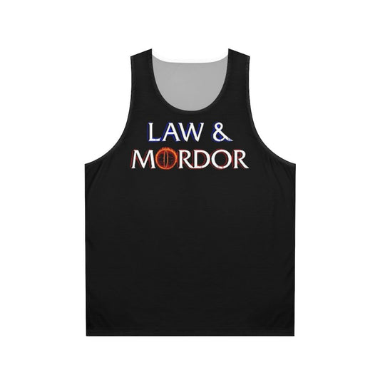 Unisex "Law and Mordor" LOTR inspired tank top