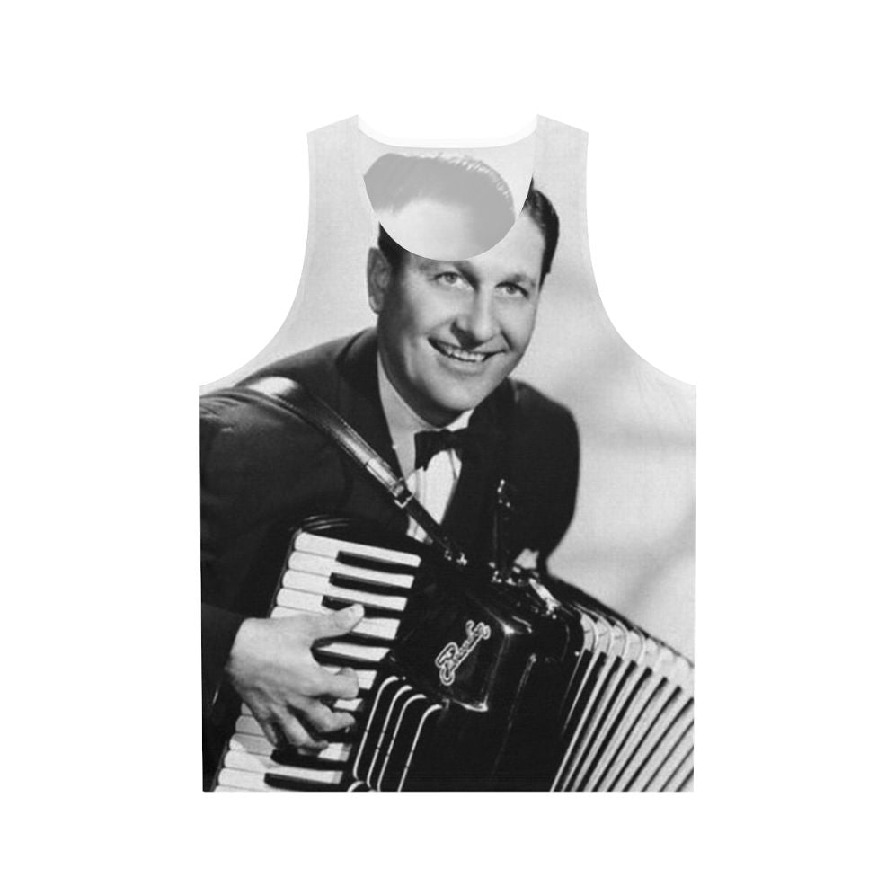 Vintage Musician Lawrence Welk Accordion Unisex Tank Top