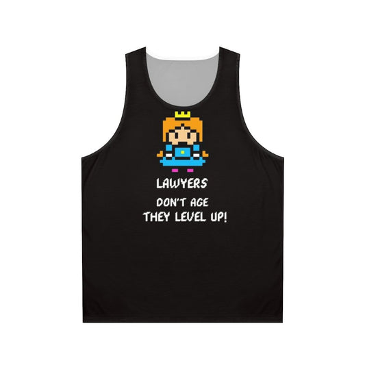 Lawyers Don't Age, They Level Up Unisex Tank Top