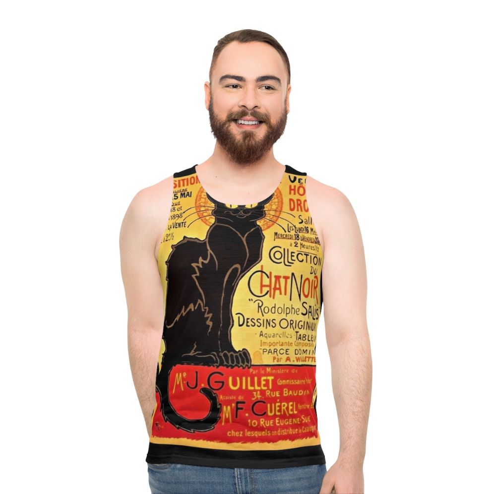 Le Chat Noir Vintage 1896 Unisex Tank Top