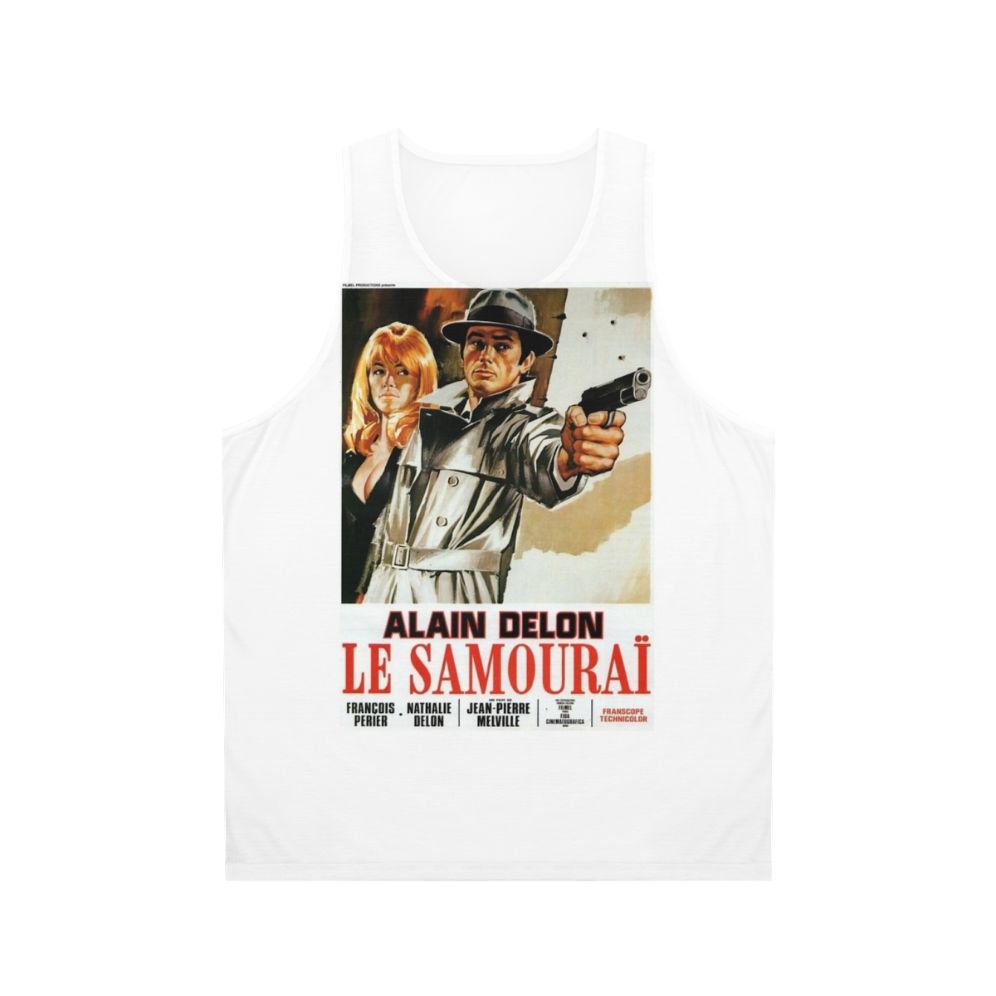 Unisex "Le Samourai" tank top featuring Alain Delon from the classic French film