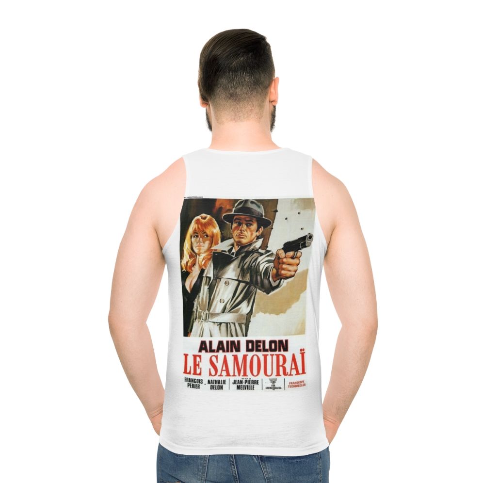 Unisex "Le Samourai" tank top featuring Alain Delon from the classic French film