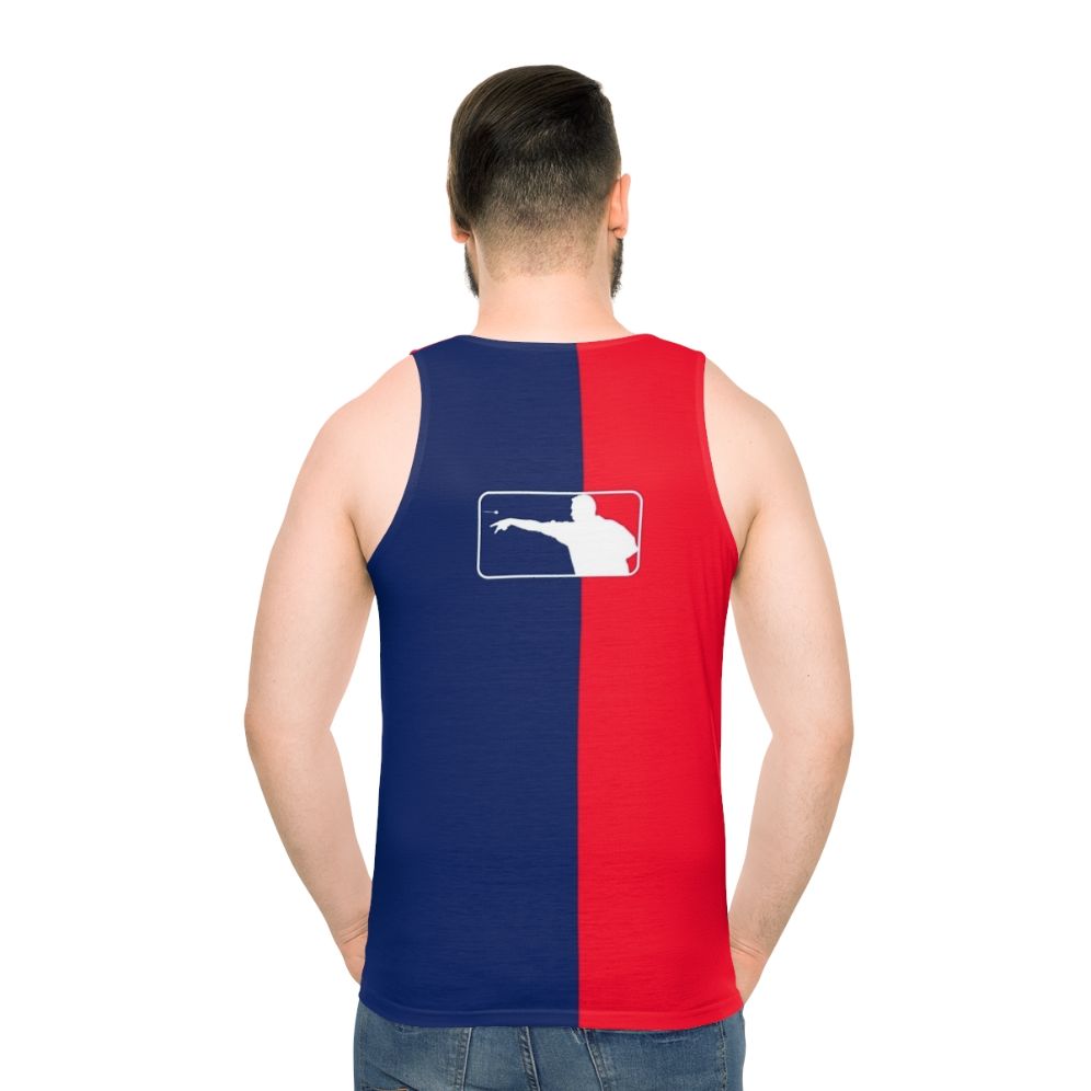 Unisex tank top with darts design