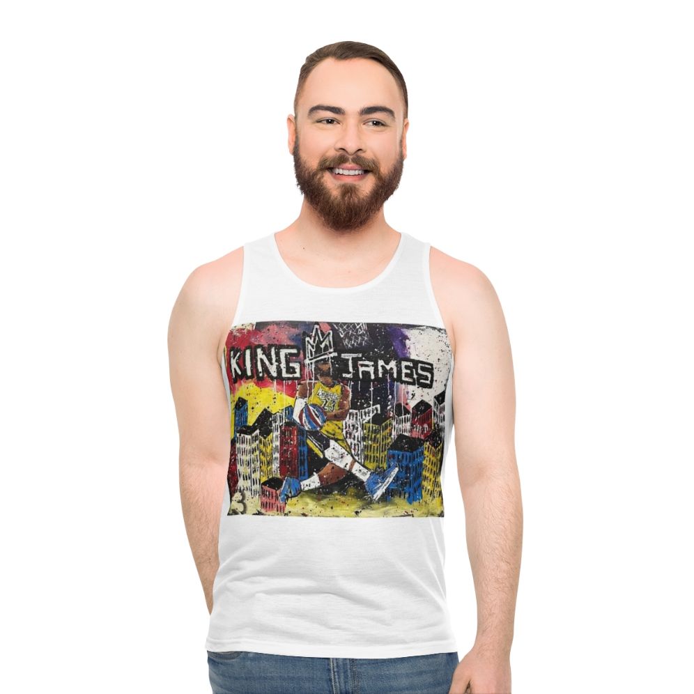 Lebron James Lakers Unisex Basketball Tank Top