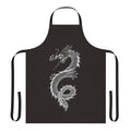 Legendary animals dragon silhouette design on a high-quality apron