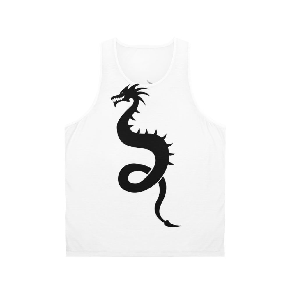 Unisex dragon tank top with legendary animals design