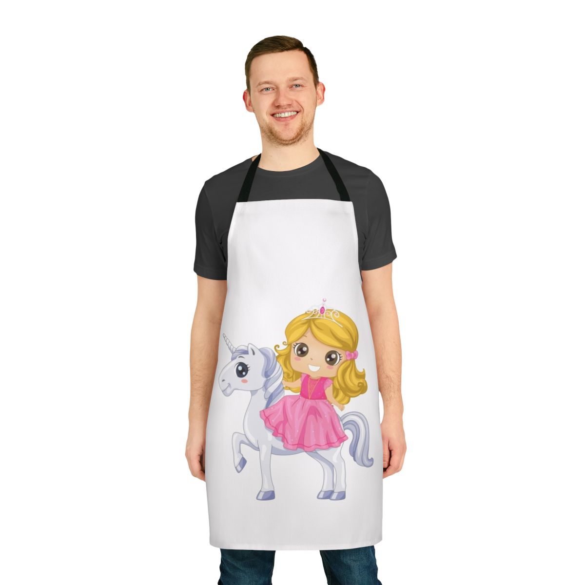 Legendary Animals Fantasy Apron featuring lightning dragon, unicorn, and falcon designs
